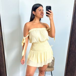Yellow Flowy Romper